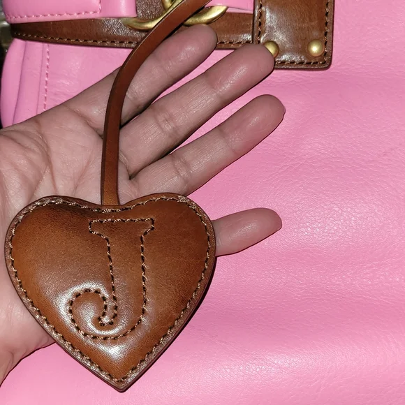 Super rare Y2k huge Juicy Couture pink burgundy bag - Picture 6 of 16